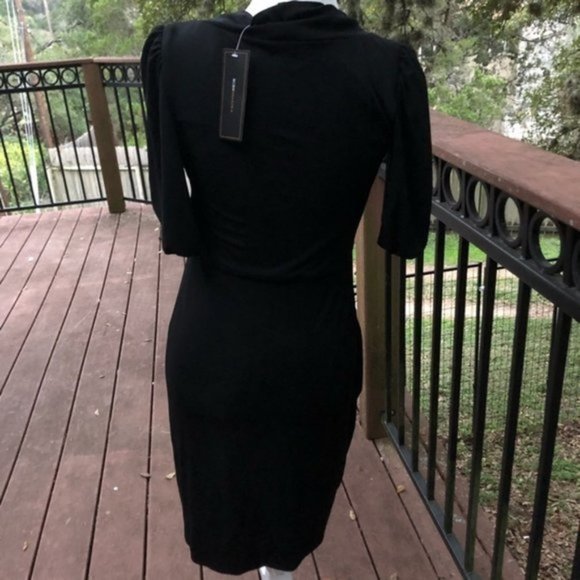 BCBG Maxazria Retro Style Black Dress Sz Small NWT - Picture 5 of 5